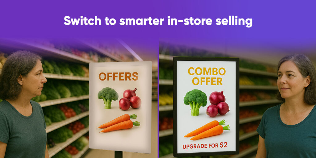 Customers in retail stores are switching to smarter instore selling with digital signage