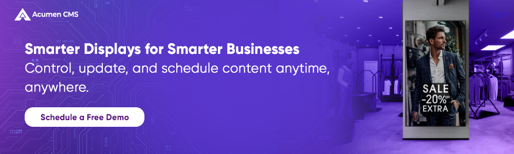 Get smarter digital display for smarter businesses