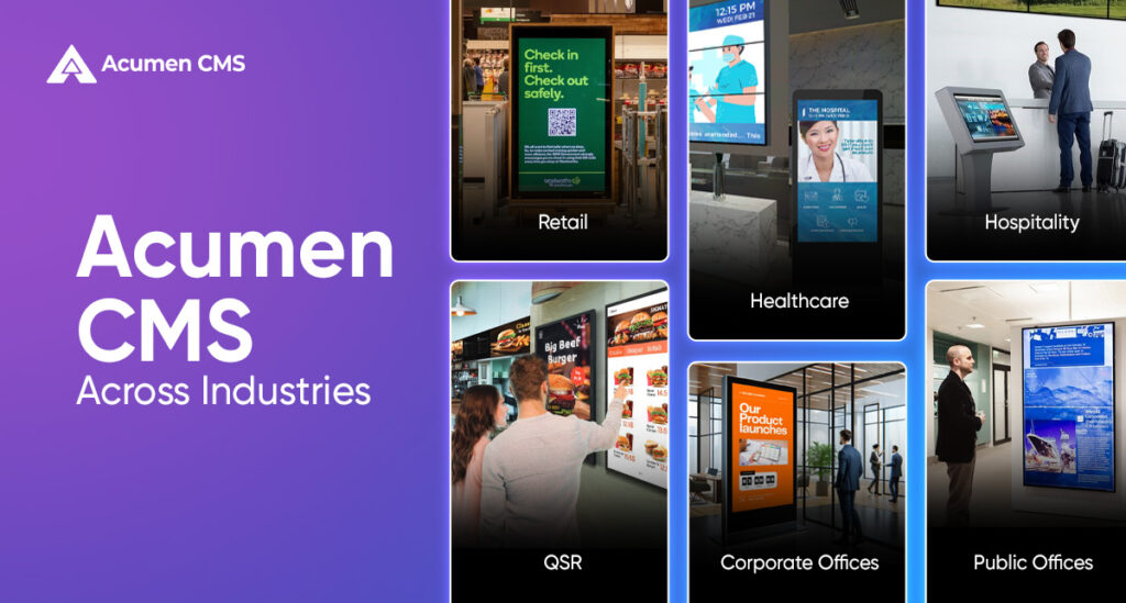 Acumen CMS used in Across Industries