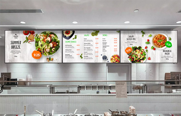 digital menu board