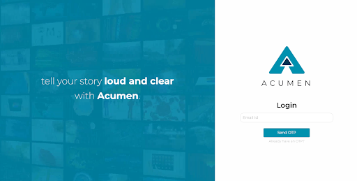 How to Use Acumen CMS Step 1