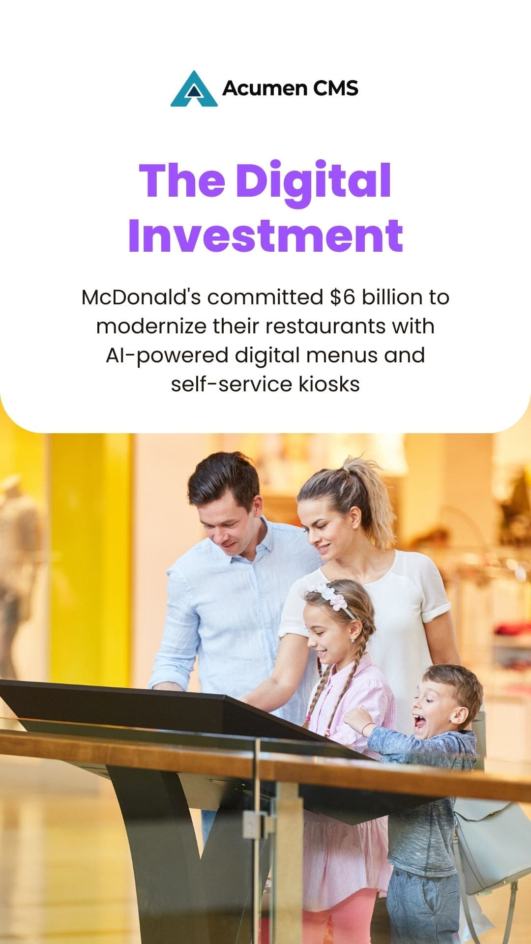 McDonald's Digital Menu Board Revolution - Acumen CMS