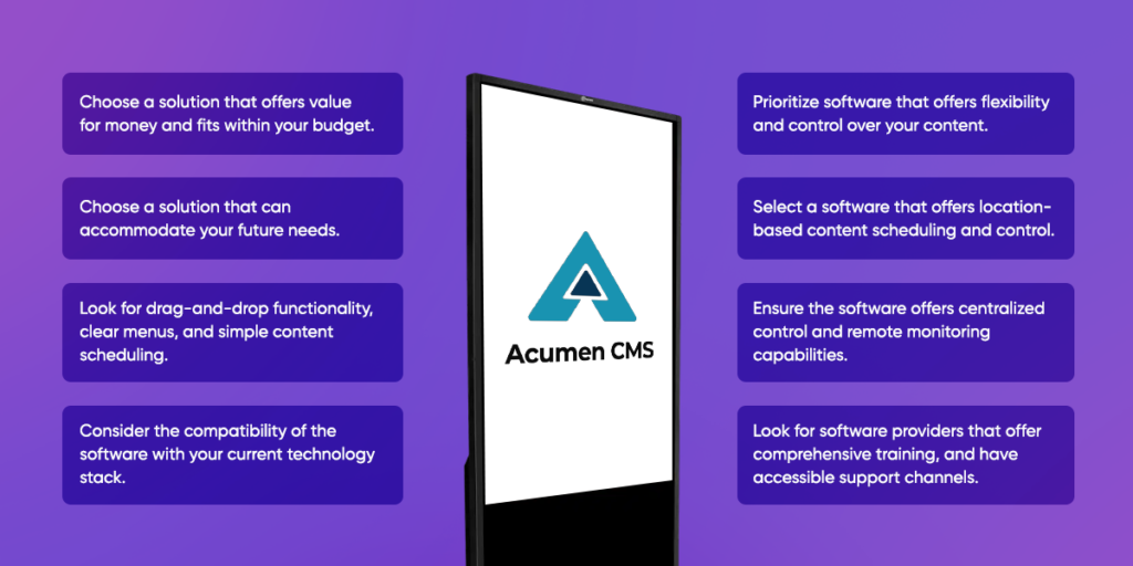 Choosing the Right Digital Signage Software